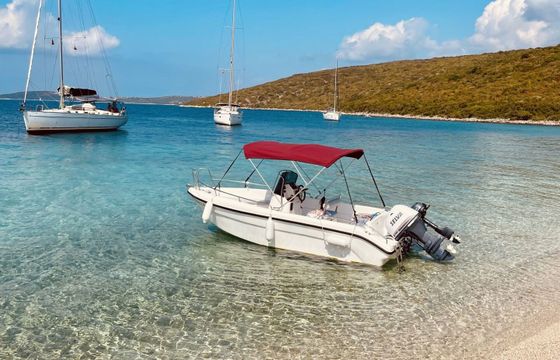 Motorboat Poseidon Blu water 170 60hp