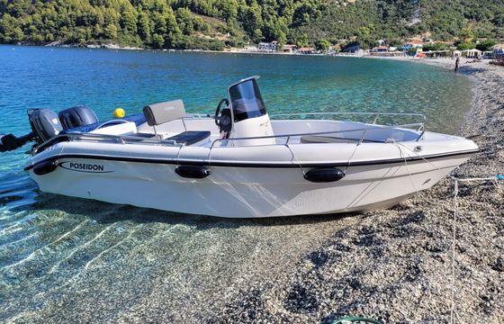 Motorboat Poseidon Blue water 170 30hp