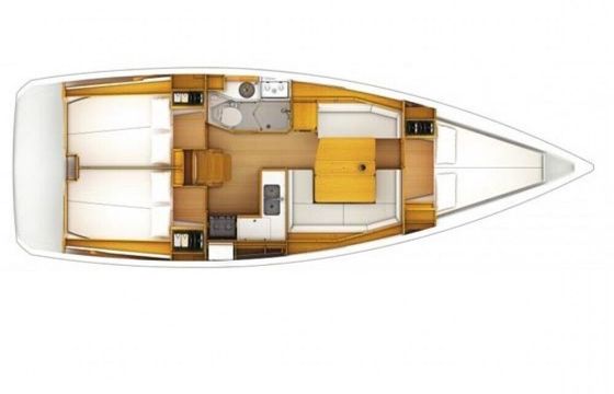 Sailboat Jeanneau Sun Odyssey 379 11.34m