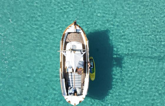 Sailboat traditional wooden boat 11m