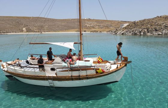 Sailboat traditional wooden boat 11m