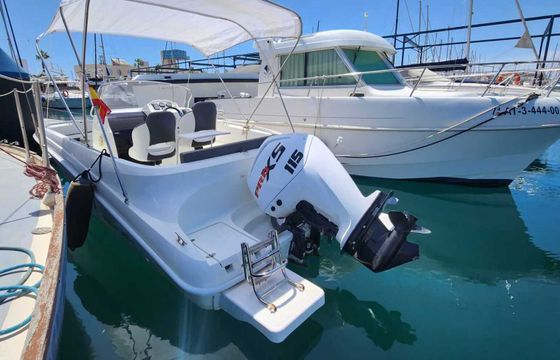 Motorboat remus 620 115hp