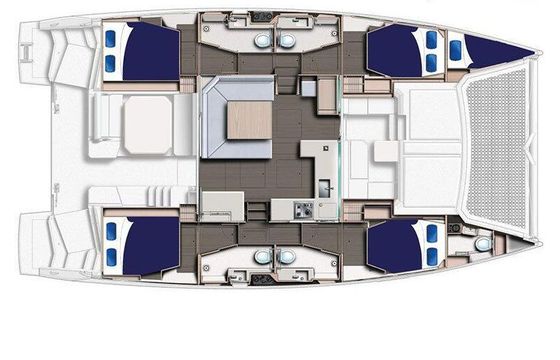 Catamaran Moorings 4500 13.72m