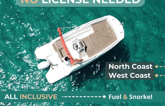 Boat without licence  V2 5.0 15hp