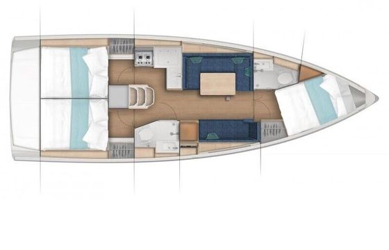 Sailboat Jeanneau Sun Odyssey 380 11m