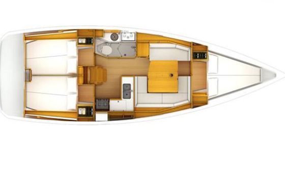 Sailboat Jeanneau Sun Odyssey 389 11.75m