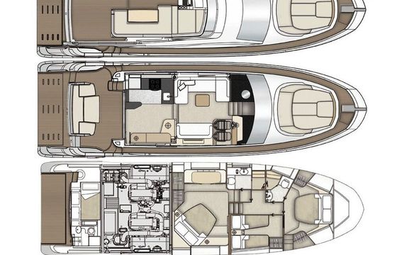 Motorboat Azimut 55 Fly 1600hp
