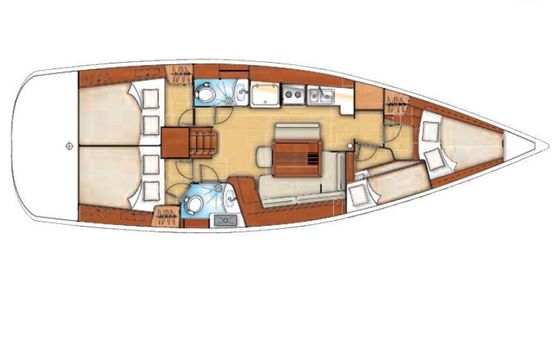 Sailboat BENETEAU OCEANIS 43 13.1m