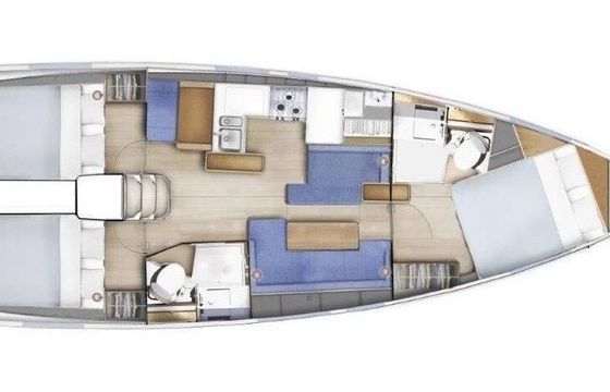 Sailboat Jeanneau Sun Odyssey 410 12.35m