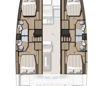 Catamaran Catana Group Bali 4.4 - 4 + 1 cab. 13m