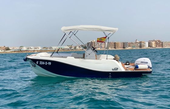 Boat without licence  V2 5.0 15hp