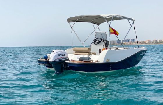 Boat without licence  V2 5.0 15hp