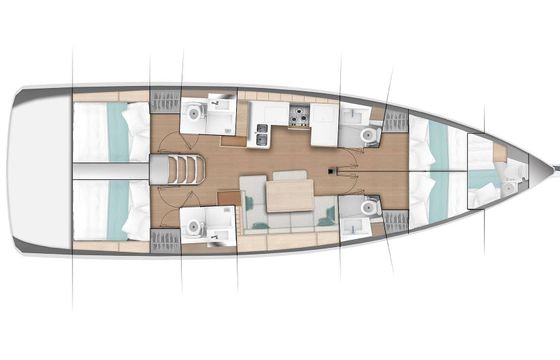 Sailboat Jeanneau Sun Odyssey 490 14.33m