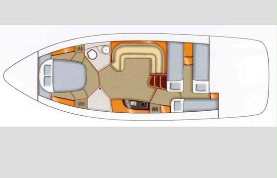 Motorboat Sealine S 38 600hp