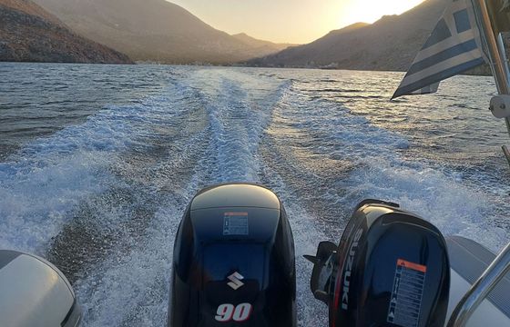 RIB Cabin speed boat- Private Skippered Tour Symi Coral Rent a Boat