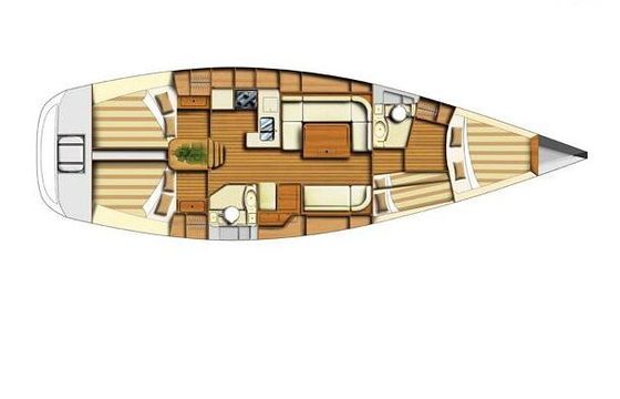 Sailboat Dufour 44 13m