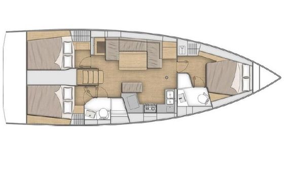 Sailboat Oceanis 40.1 12m