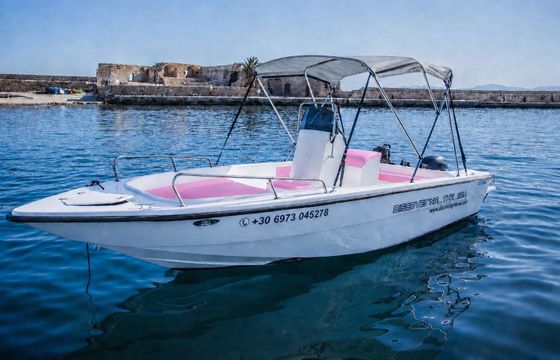 Boat without licence Kreta mare Discovering the Sea 30hp