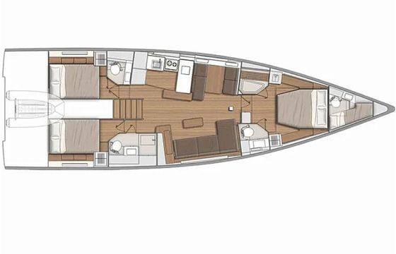 Sailboat Beneteau First 53 15.98m