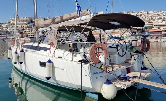 Sailboat Sun Odyssey 410 12m