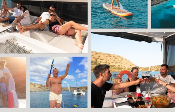 Luxury 45ft Catamaran Balos Lagoon and Gramvousa (08:30–3:30pm)