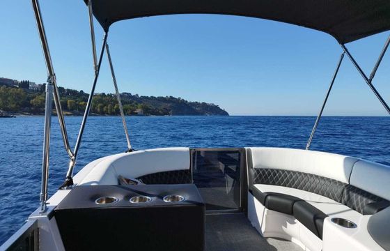 Motorboat Swiss-Boats Pontoon Luxury Boat 150hp