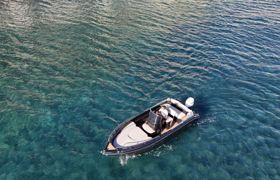 Boat without licence LUXURY BLACK BOAT 60hp