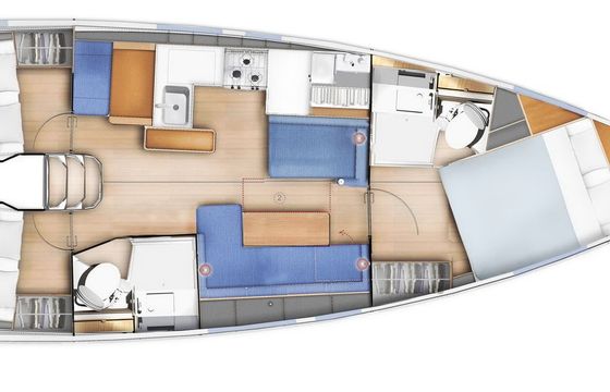 Sailboat Sun Odyssey 410 12m