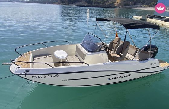 Motorboat Quicksilver Activ 605 Open 150hp