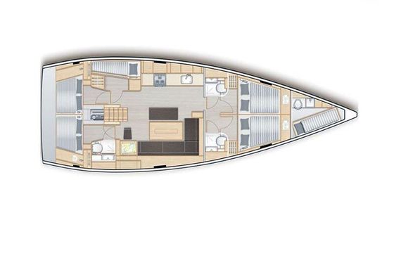 Sailboat HANSE 508 15.55m