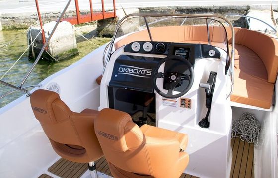 Motorboat OKIBOATS BARRACUDA 545 130hp