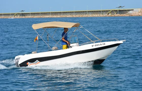 Boat without licence  VORAZ 500 15hp