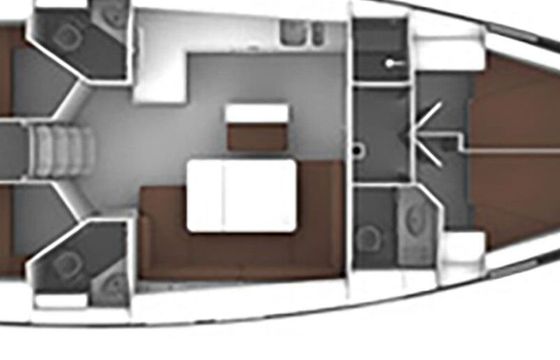 Sailboat Bavaria Cruiser 46 /4cab 14m