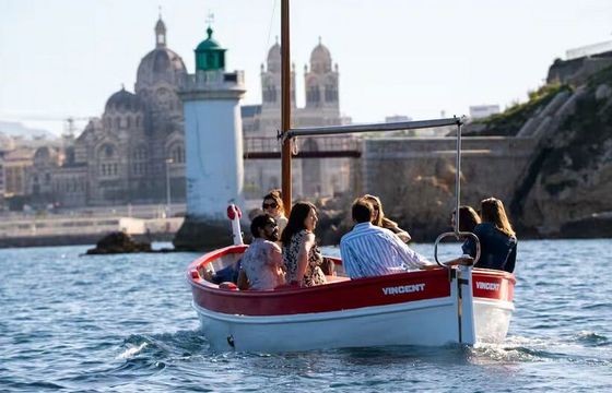 Motorboat Barquette Marseillaise Vincent 35hp