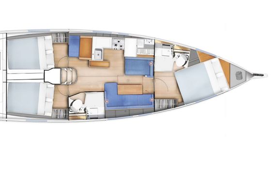 Sailboat Sun Odyssey 410 12.35m