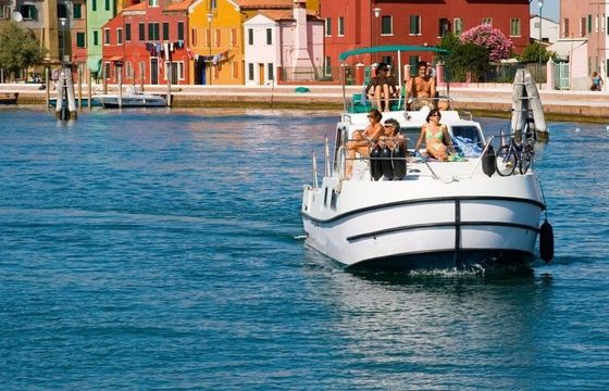 Houseboat New Con Fly TWINS 40hp