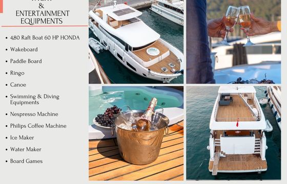 Motor yacht Custom 5 Cabin Trawler Yacht with Jacuzzi 1300hp