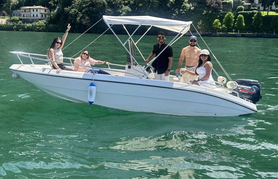 Boat without licence  Resin glass lissone Shark 40hp