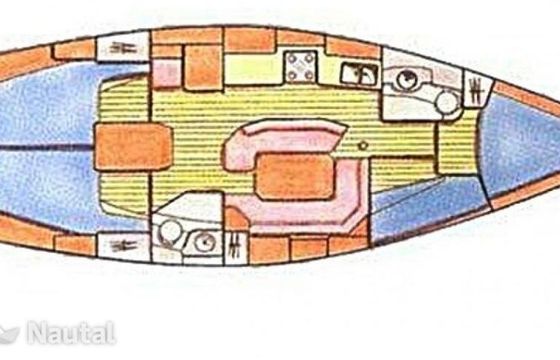 Sailboat JEANNEAU SUN ODYSSEY 42 12.75m