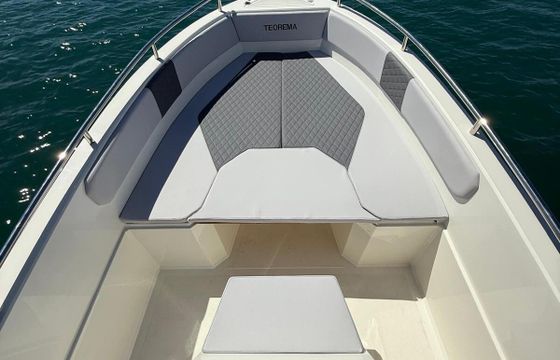 Motorboat Teorema Open 20 apta licencia navegación 115hp