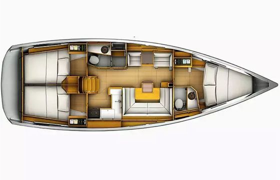 Sailboat Jeanneau Sun Odyssey 409 12m