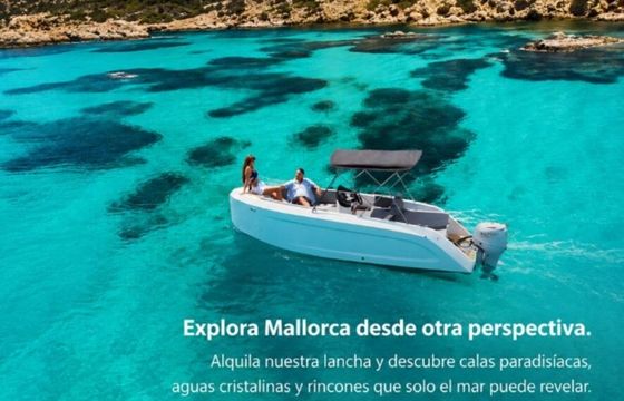 Boat without licence  Tour 3h Santa ponsa 15hp