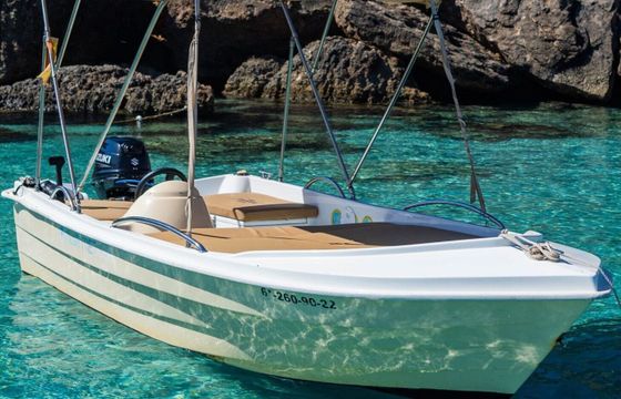 Boat without licence  Mareti 420 open 15hp