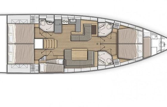 Sailboat BENETEAU OCEANIS 51.1 15.94m