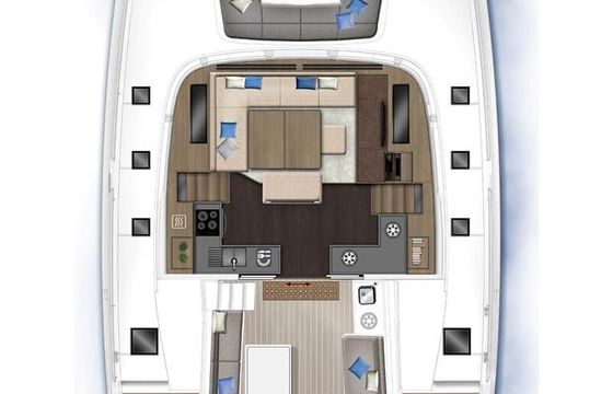 Catamaran Lagoon-Bénéteau Lagoon 51 - 6 cab. 15.35m