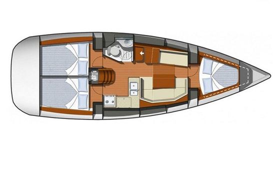 Sailboat Jeanneau Sun Odyssey 36i 10.94m