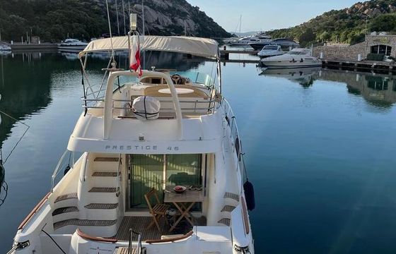 Motorboat JEANNEAU PRESTIGE 46 FLY 1000hp