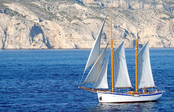 Sailboat Goelette 27 27m