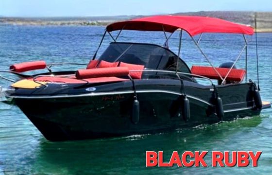 Motorboat Black boat Black RUBY 300hp