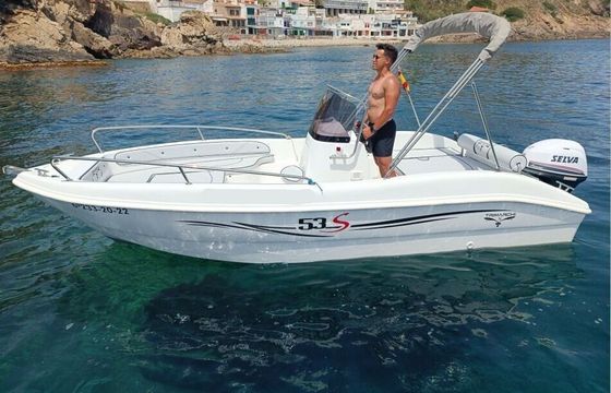Boat without licence  Trimarchi 53s 15hp